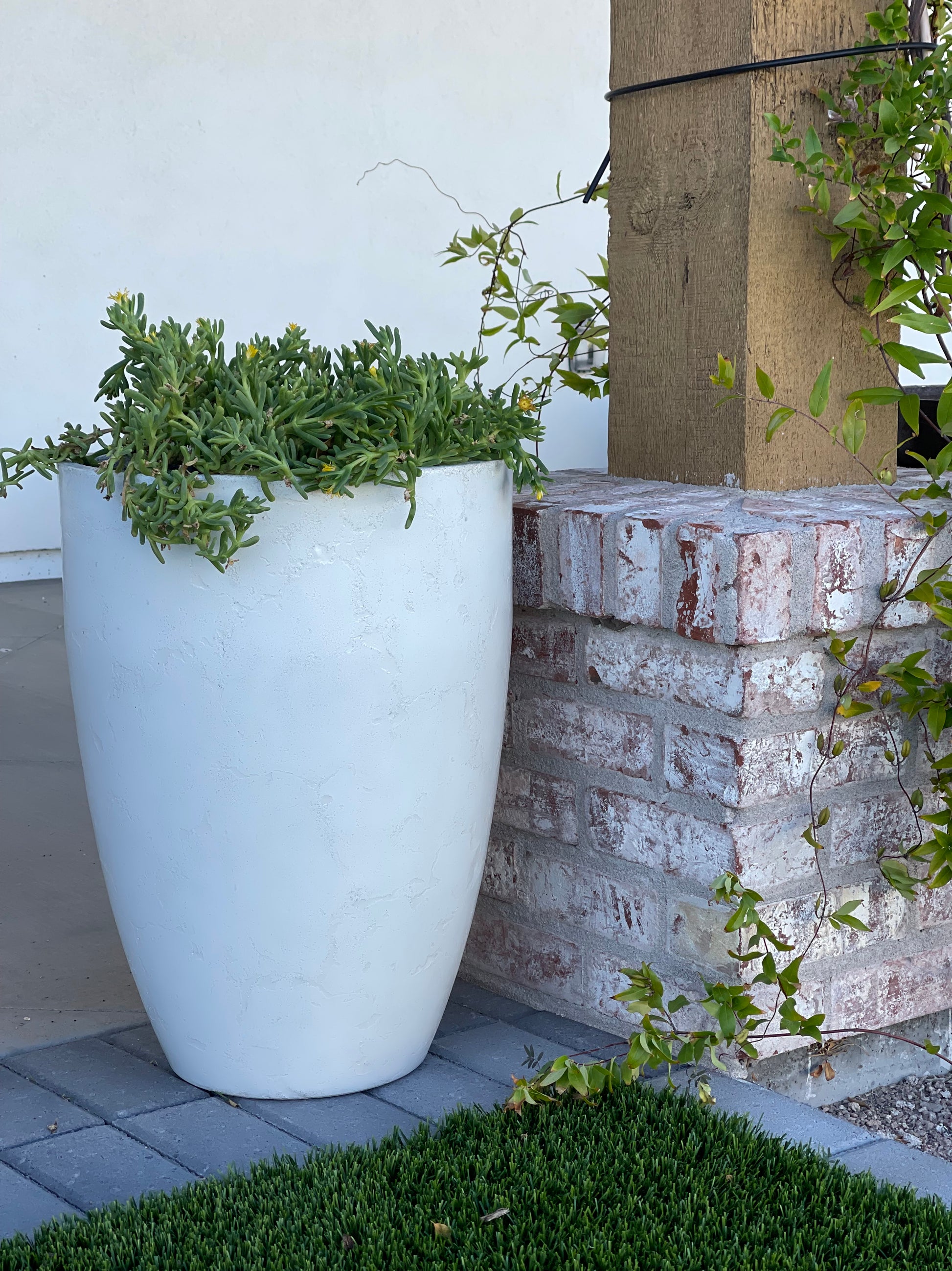 Tall Concrete Planter